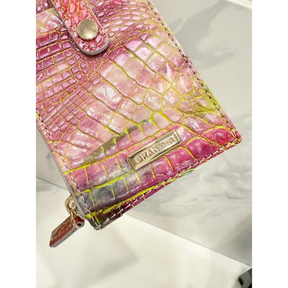 Brahmin Credit Card Slim Wallet Delight Melbourne Genuine Leather NWT - Picture 2 of 5